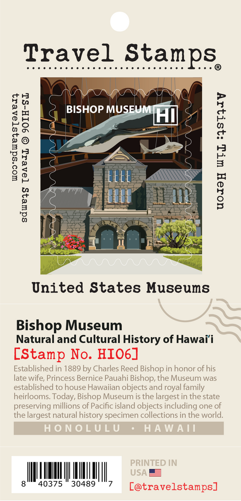 The Bishop Museum Natural and Cultural History of Hawaii