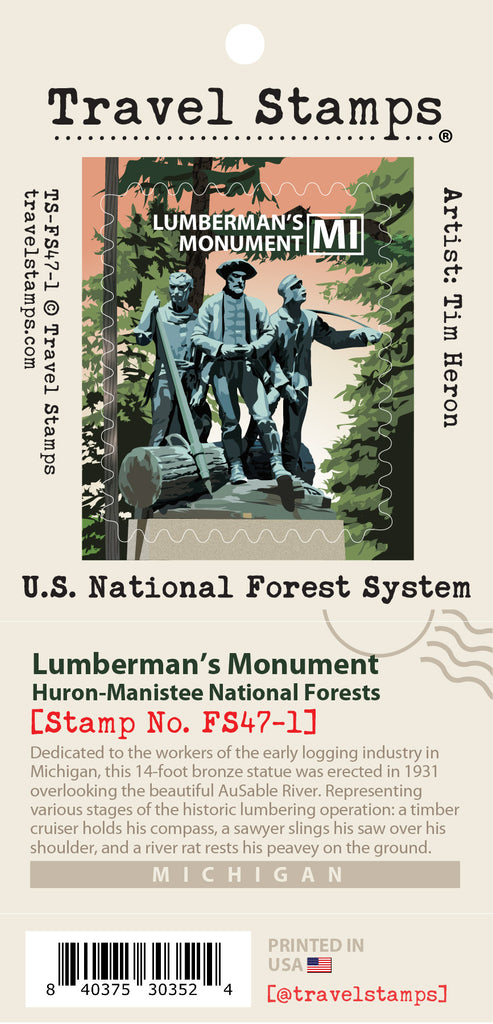 Huron-Manistee National Forests - Lumberman's Monument