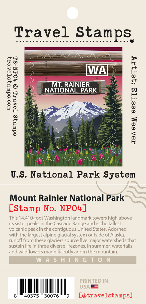 Mount Rainier NP - Entrance Sign Edition