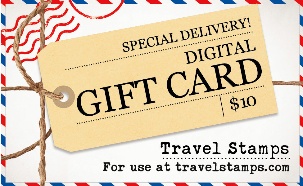 Travel Stamps Gift Card