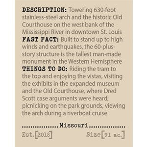 Gateway Arch NP Album & Guide Text