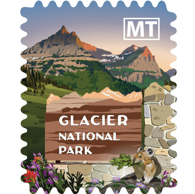 Glacier NP - Entrance Sign Edition