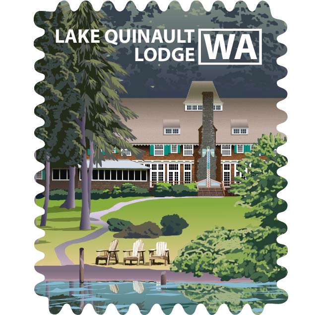 Olympic National Forest - Lake Quinault Lodge