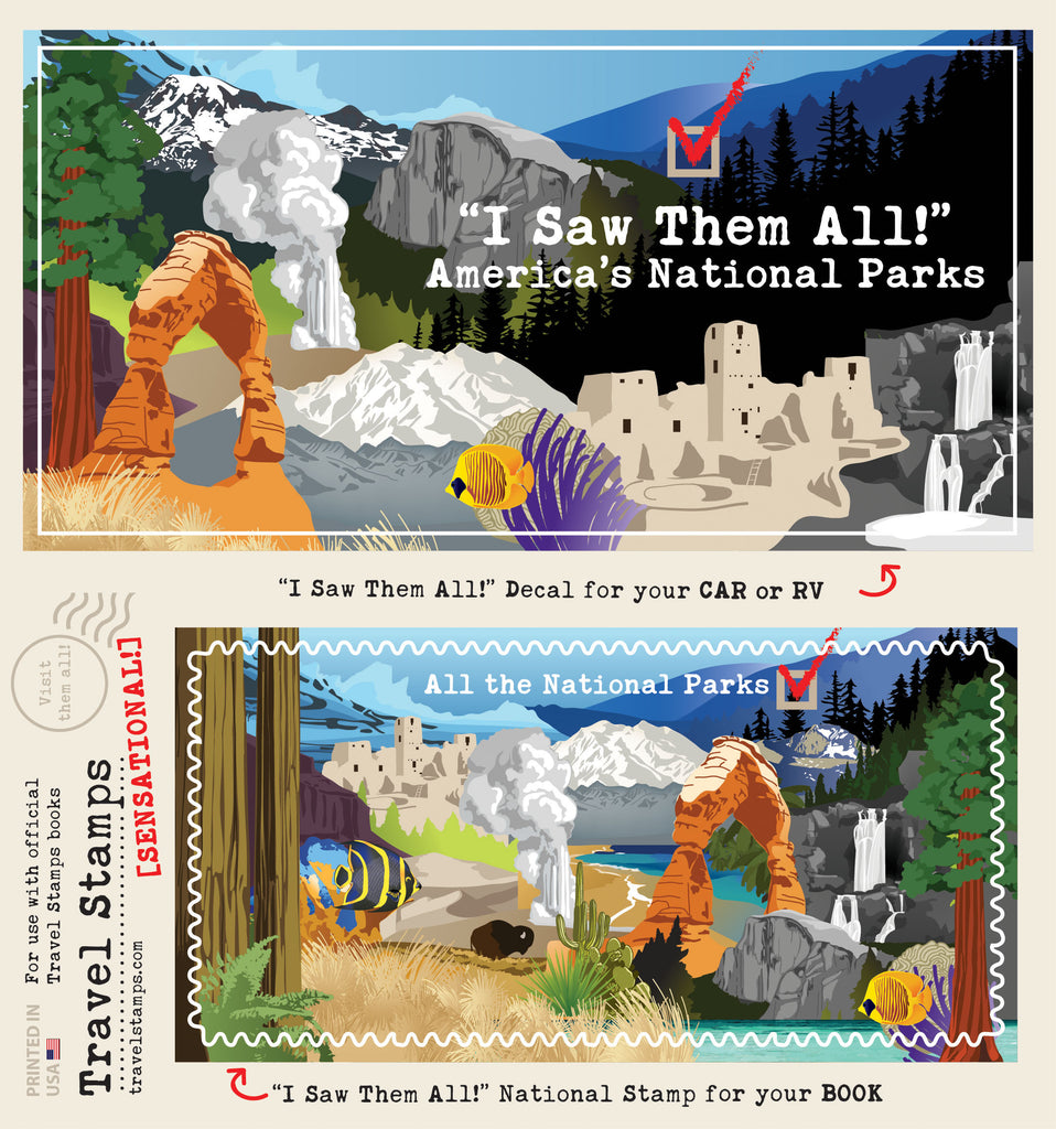 "I Saw Them All" 63 National Parks