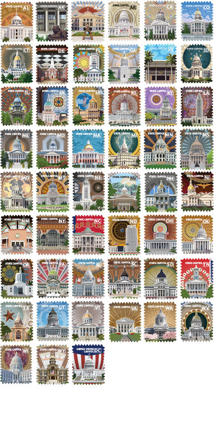 51 U.S. Capitol Building Complete Set